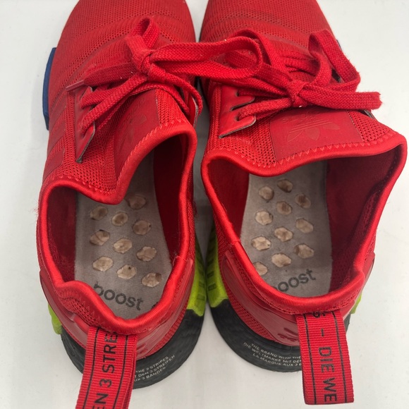 Adidas NMD R1 Multicolor Red Blue Yellow Mens Size 11 - Picture 6 of 8